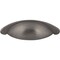 Jeffrey Alexander 3" Center-to-Center Brushed Pewter Lyon Cabinet Cup Pull 8233-BNBDL - alternate 2